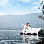 pre wedding photograph in lake batur kintamani - the bali channel